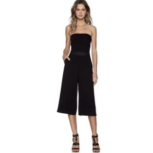 Elegant Black Strapless Jumpsuit